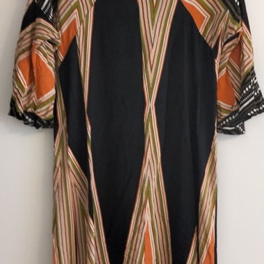 Gemustertes Tunika-Kleid