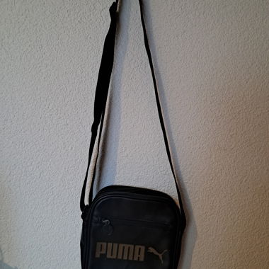 Borsa a tracolla vintage PUMA nera