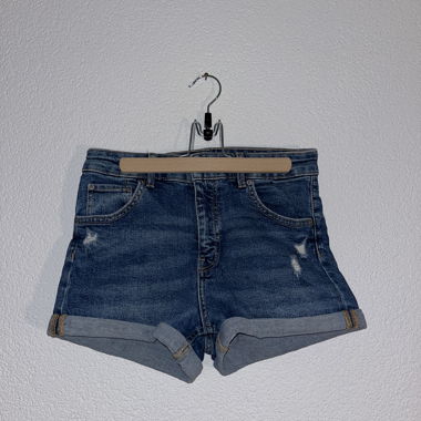 Hotpants aus Blue-Jeans