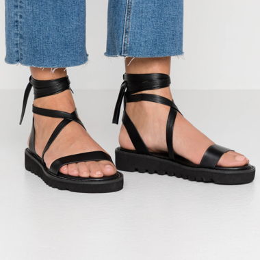 Even&Odd Strap Sandalette - black