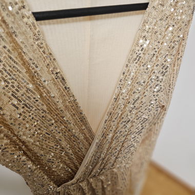 Paillettenkleid gold