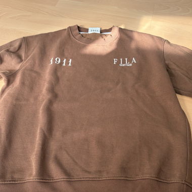 Felpa Fila Heritage marrone taglia M