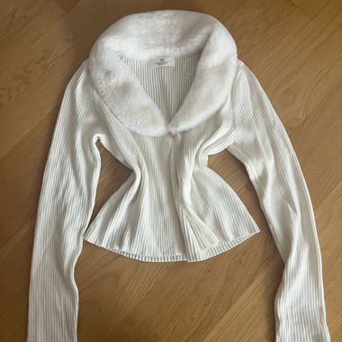 Cardigan in maglia bianco H&M per bambini