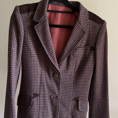 Houndstooth Blazer Jacket