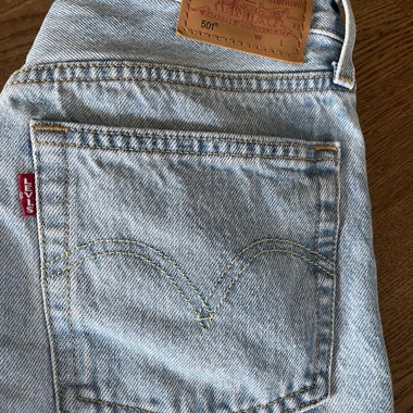 Levi's 501 Jeans hellblau, w27 / l28
