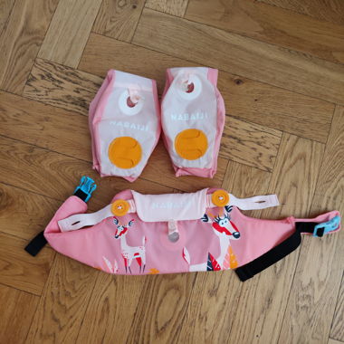 Nabaiji Kinder-Badehilfe rosa