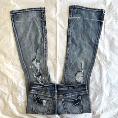 “Petal xx5” denim ultra flared bootcut jeans