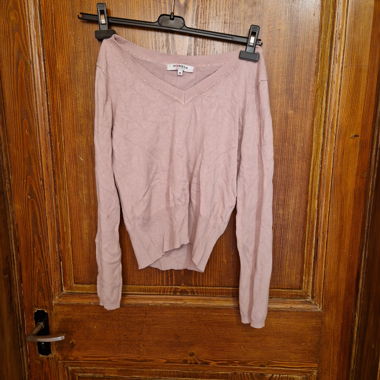 Maglione rosa con lacci Morgan