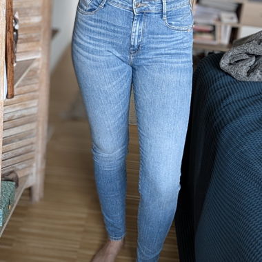 Jeans skinny azzurro chiaro