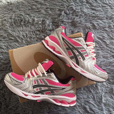 Asics Kayano 14 Pink - suprem bag black 