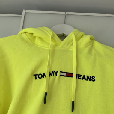 Tommy Jeans Hoodie Neongelb