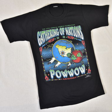 T-shirt Gathering of Nations PowWow 2002