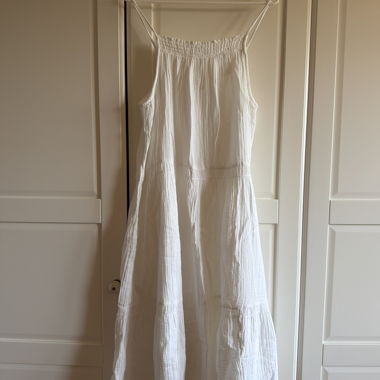 Weisses Sommerkleid Musselin