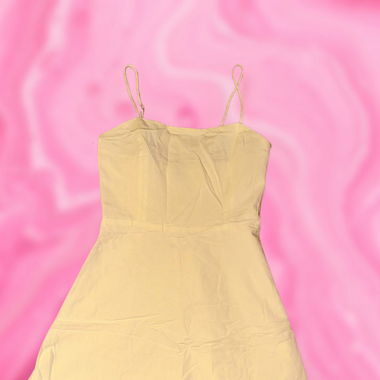 Zara Jumpsuit-Kleid aus Leinenmischung