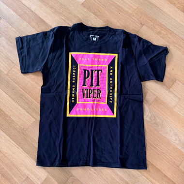 Pit Viper graphic black T-shirt M