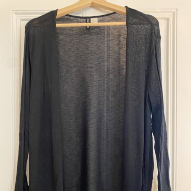 Cardigan léger noir – H&M, taille L
