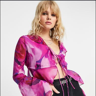 Zara floral top