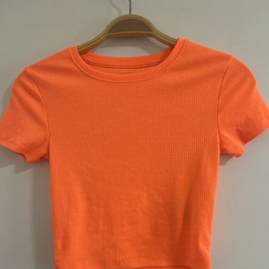 Crop top orange fluo