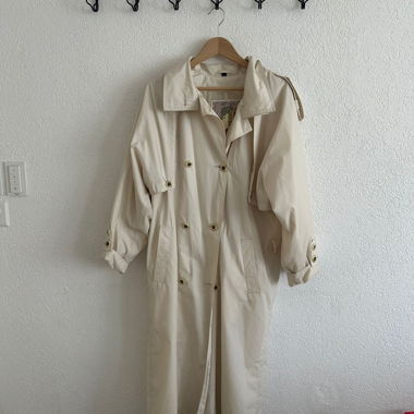 Trench beige lungo