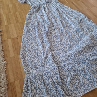 Robe longue pour femme à manches courtes Chicorée