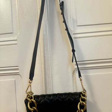 Sac à main bandoulière noir 