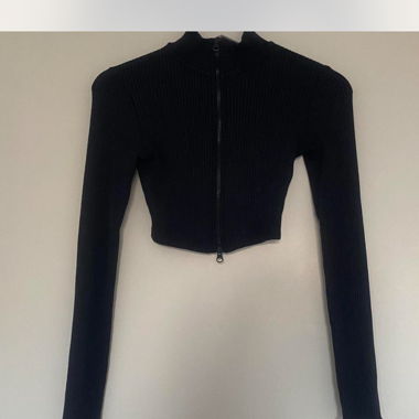 black Bershka Top