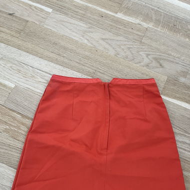 Orange cute mini skirt