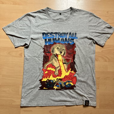 Grey printed T-shirt