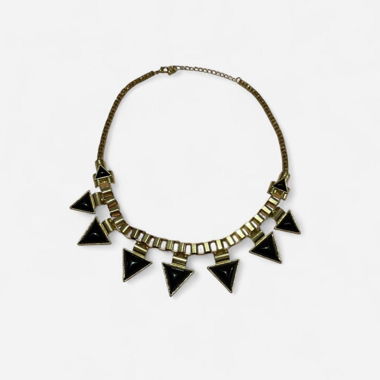 Vintage Goldton Statement-Kette