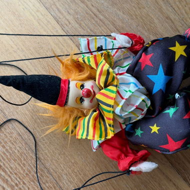 Parachute clown coloré
