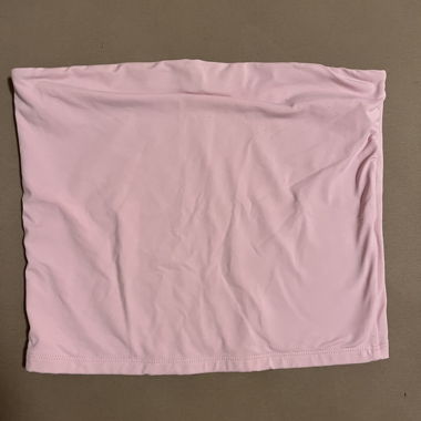 pink bandeau top
