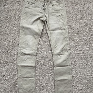 Pantaloni in stoffa beige