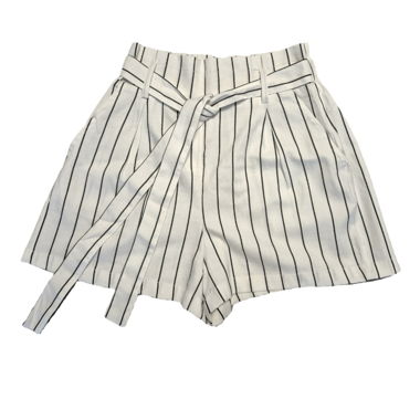 Short en tissu rayé