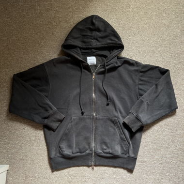 Bershka Zip Hoodie black/grah