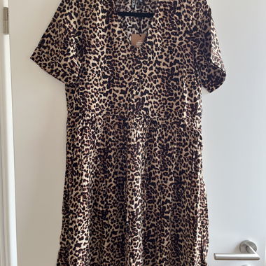 Leopard Print Dress PIECES