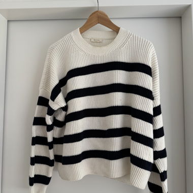 Pull en maille à rayures de Dariadéh