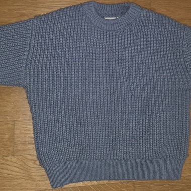 Kinder Strickpullover blau