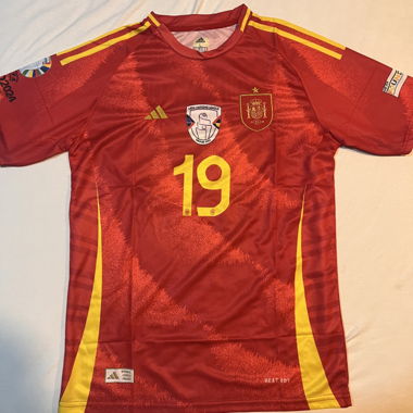 Maillot Espagne Euro 2024 – Lamine Yamal #19