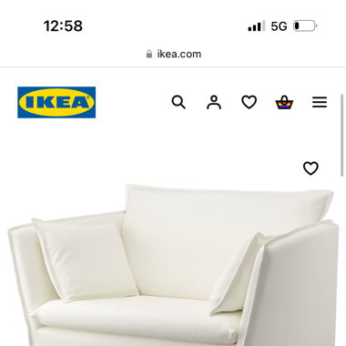 Ikea Sessel weiss