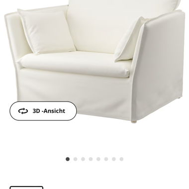 Ikea Sessel weiss