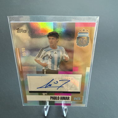 Carta autografata Pablo Aimar /99