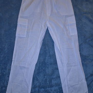 Pantalon cargo blanc léger SENSILLO