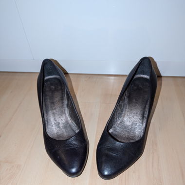 Roberto Santi Leder-Pumps, dunkelblau