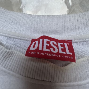 Felpa Diesel bianca