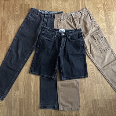 Jeans, pantalon cargo et shorts