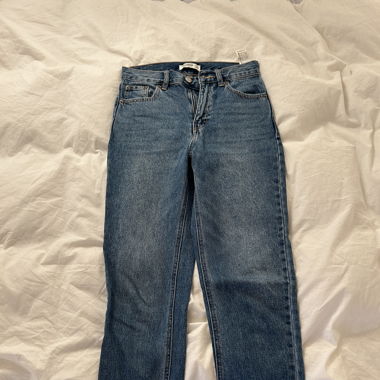Straight Jeans blau 