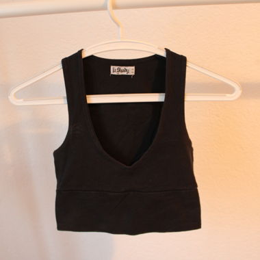 Black Crop Top