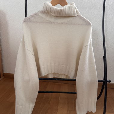 Cropped turtle neck