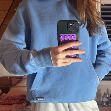 Pull&Bear Hoodie blau