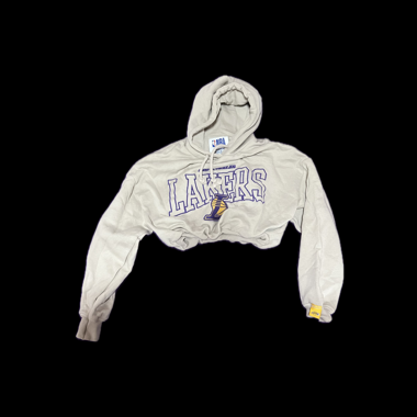 Lakers NBA bauchfreier Pullover